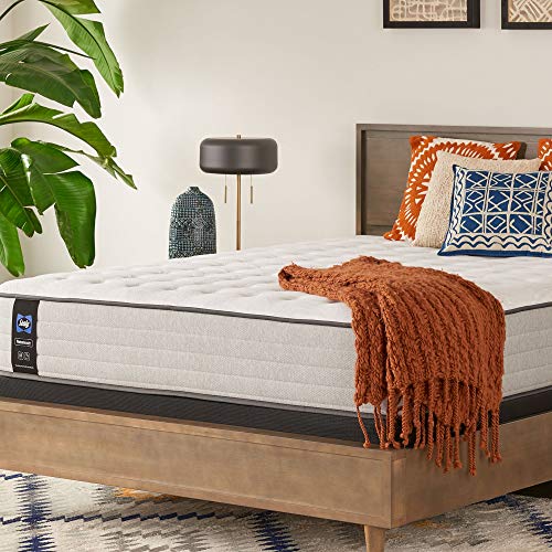 Sealy Posturepedic 12' Spring Tight Top Mattress with Cooling Air Gel Foam, Firm Spring Mattress with Targeted Body Support, Queen