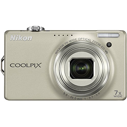 Nikon Coolpix S6000 14.2 MP Digital Camera with 7x Optical Vibration Reduction (VR) Zoom and 2.7-Inch LCD (Silver)
