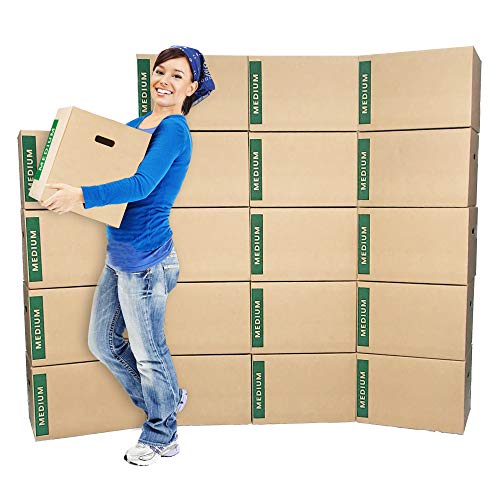 Medium Moving Boxes with Handles Pack of 20 – 18'x14'x12' – Cheap Cheap Moving Boxes