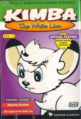 [DVD] Kimba, The White Lion from Classic Cartoons, Volume 3