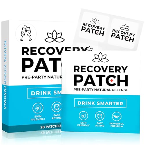 Party Treats Patches 28 Pack - Wake Up Refreshed & Energized with Our 100% Natural Ingredients Party Patch - Skin-Friendly & Waterproof - Enhanced Morning Formula