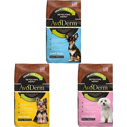 AvoDerm L.I.D. Small Breeder Sensitive Support Dry Dog Food, Healthy Skin And Coat, Trial Size