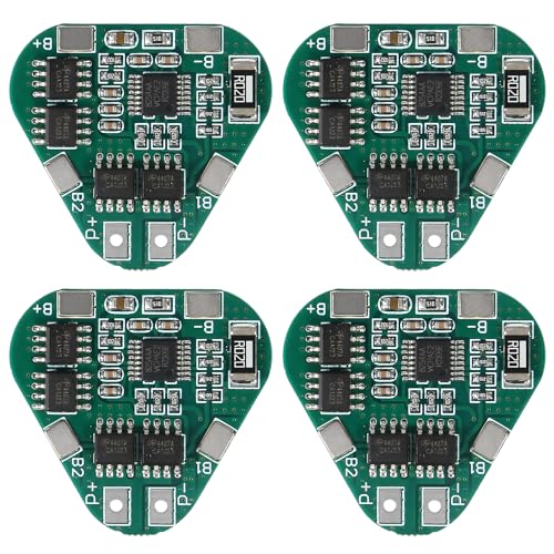 AITIAO 4PCS 3S 8A 12V PCB BMS 18650 Lithium Battery Protection Board 10.8V 11.1V 12.6V Overcharge Over-Discharge Protection Module for 3 Li-ion Cell Pack