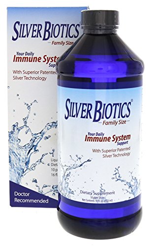 Silver Biotics Colloidal Nano SilverSol Ag₄O₄ 10 PPM Immune Support | Bio-Hacking Immune Building Natural Support | 16 Fl Oz