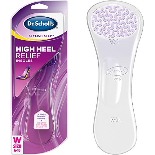 Dr. Scholl's Stylish Step High Heel Relief Insoles Size 6 - 10, Purple, 1 Pair