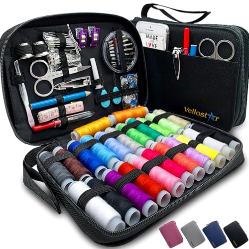 Sewing Kit - Mend Your Clothes with This Hand Sewing Kit for Adults at Once, a Basic Needle and Thread Kit w/ Essential Sewing Supplies for Small Repairs