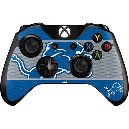 Skinit Decal Gaming Skin Compatible with Xbox One Controller - Officially Licensed NFL Detroit Lions Zone Block Design