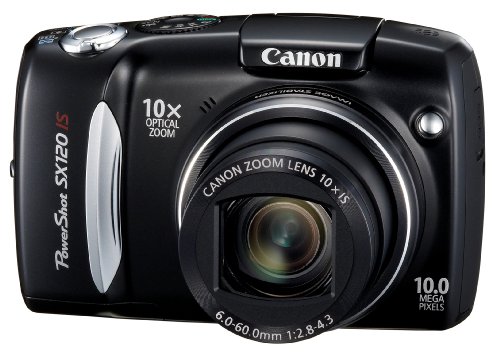 Canon PowerShot SX120IS 10MP Digital Camera with 10x Optical Images Stabilized Zoom and 3-inch LCD