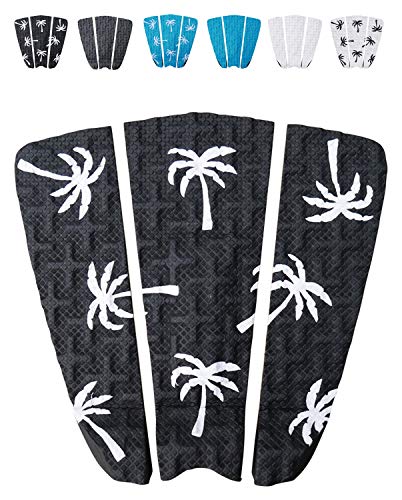 Ho Stevie! Premium Surfboard Traction Pad [Choose Color] 3 Piece, Full Size, Maximum Grip, 3M Adhesive, for Surfing or Skimboarding