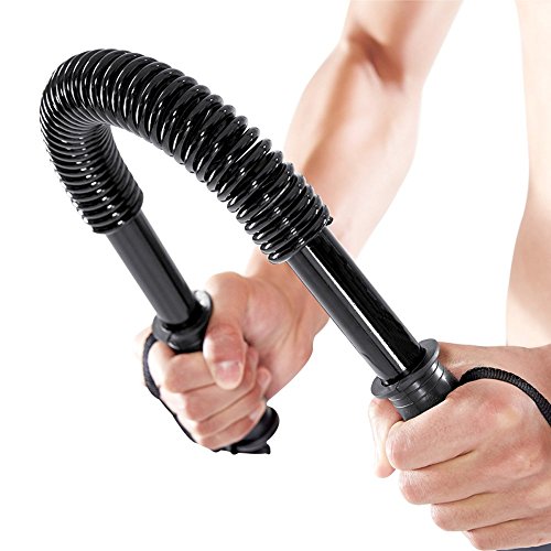 Boshen 44lbs Power Twister Bar for Chest Arm Upper Body Strength Training Heavy Duty Arm & Chest Builder