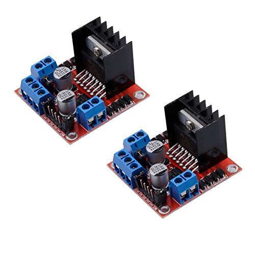 Qunqi 2Packs L298N Motor Drive Controller Board Module Dual H Bridge DC Stepper For Arduino