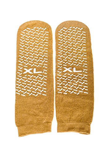 XL Slip Stop Single Tread Slipper Socks (6 Pairs)