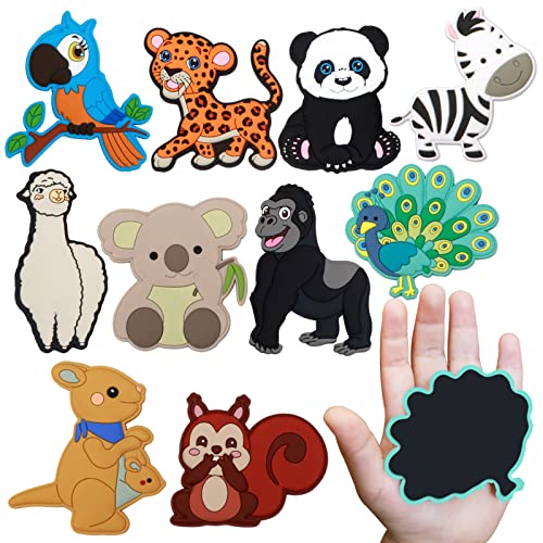 Fridge Magnet for Toddlers 1-3, Full Back Magnetic Rubber Cute Animals Refrigerator Magnets for Kids Magnets for Fridge Toddler Magnets for Refrigerator Baby Educational Learning Toy Children Gift