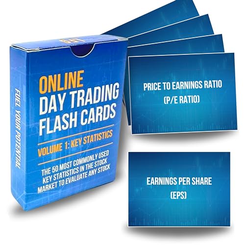New! Stock Market Flashcards: Volume 1- Key Statistics with Definitions. The Ultimate Guide for Online Day Traders to Master Fundamentals, Quickly Analyze a Stock and Make and Better Buying Decisions