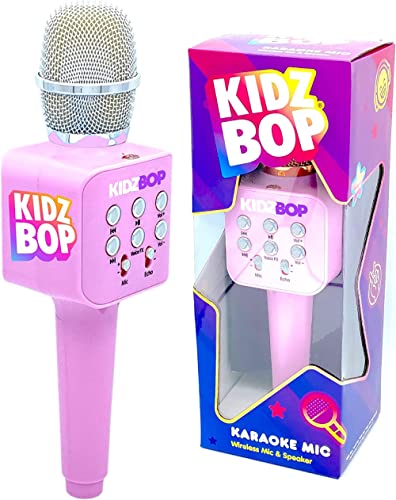 Move2Play, Kidz Bop Karaoke Microphone | The Hit Music Brand for Kids | Birthday Gift for Girls and Boys | Toy for Kids Ages 4, 5, 6, 7, 8+ Years Old