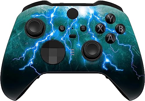 Custom Elite Series 2 Controller Compatible With Xbox One, Xbox Series S, and Xbox Series X (Green Skies)