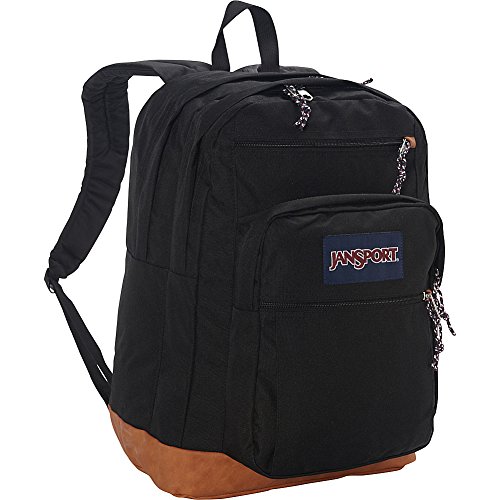 JanSport Cool Backpack, with 15-inch Laptop Sleeve - Large Computer Bag Rucksack with 2 Compartments, Ergonomic Straps, Black