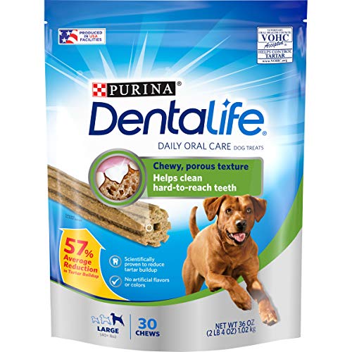Purina DentaLife Made in USA Facilities Large Dog Dental Chews, Daily - 30 ct. Pouch