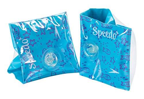 Speedo Unisex-Child Swim Arm Bands Begin to Swim, Ice Blue/Grape