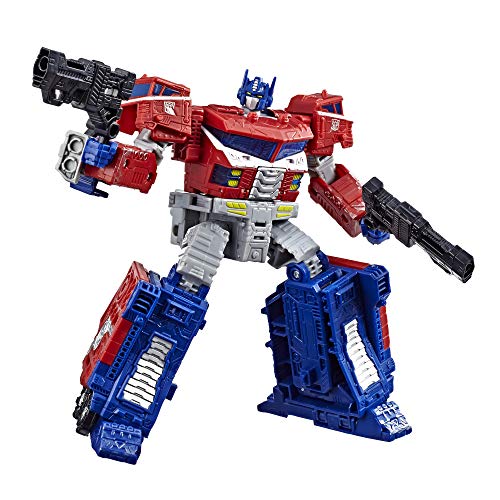 Transformers Toys Generations War for Cybertron Leader Wfc-S40 Galaxy Upgrade Optimus Prime Action Figure - Siege Chapter - Adults & Kids Ages 8 & Up, 7'