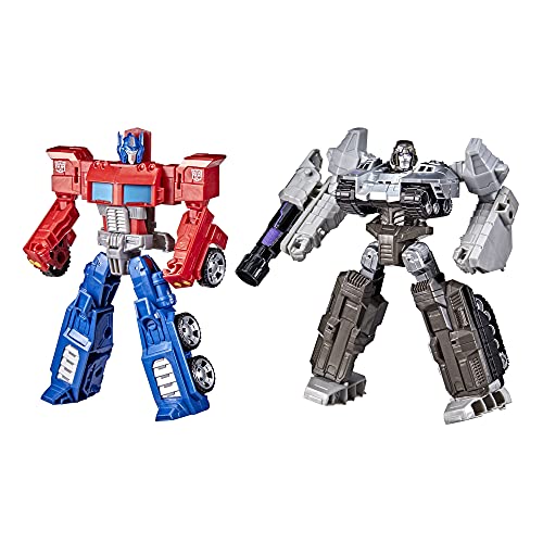 Transformers Toys Heroes and Villains Optimus Prime and Megatron 2-Pack Action Figures - for Kids Ages 6 and Up, 7-inch (Amazon Exclusive)
