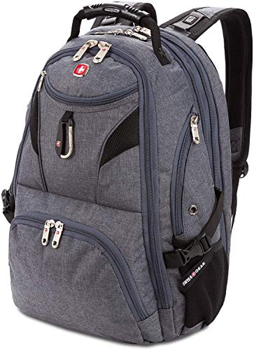 SwissGear 5977 ScanSmart Laptop Backpack, Grey, 17-Inch