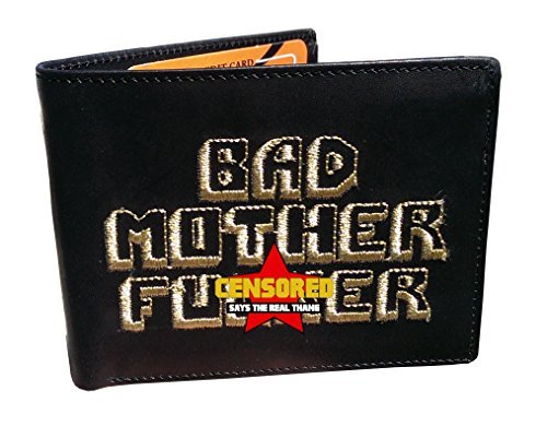 BMF Embroidered Genuine Leather Wallet GOLD Version Authentic