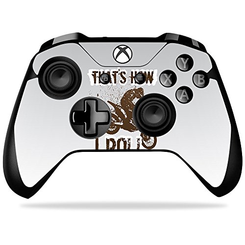 MightySkins Skin Compatible with Microsoft Xbox One X Controller - Motocross | Protective, Durable, and Unique Vinyl Decal wrap Cover | Easy to Apply, Remove, and Change Styles | Made in The USA