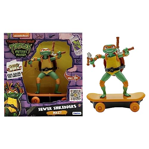 Teenage Mutant Ninja Turtles 5' Sewer Shredders Movie Edition Michelangelo Ages 3+ Shredding Action Figure
