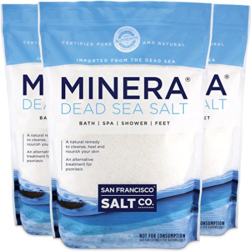 Minera Dead Sea Salt 15lb (Qty 3 x 5lb Bags)