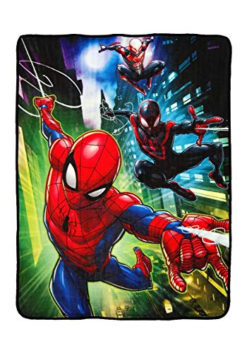 Northwest Spider-Man, Swing City Micro Raschel, 46' x 60' Throw Blanket