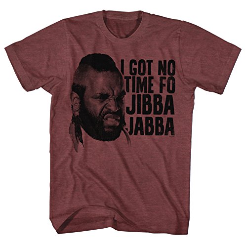 Mr. T 1980's Wrestler Boxer Adult T-Shirt Tee I Got No Time Fo Jibba Jabba