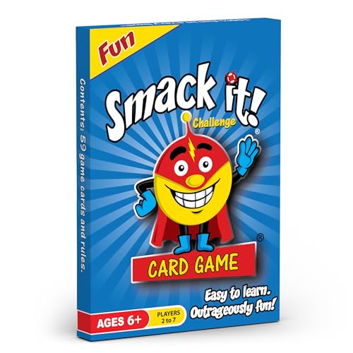 Arizona GameCo Smack it! Card Game for Kids & Families – Fun and Easy to Learn or as Basket Stuffers, Ages 6+