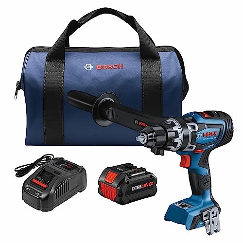 BOSCH GSR18V-1330CB14 PROFACTOR 18V Connected-Ready 1/2 In. Drill/Driver Kit with (1) CORE18V 8 Ah High Power Battery