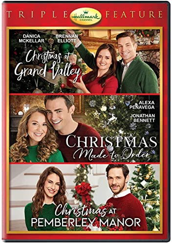 Hallmark Holiday Collection Triple Feature: Christmas At Grand Valley / Christmas Made to Order / Christmas at Pemberley Manor