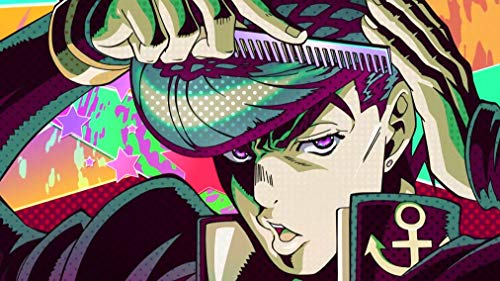 TianSW JoJo's Bizarre Adventure Kujo Jotaro Higashikata Josuke (43inch x 24inch/107cm x 60cm) Waterproof Poster No Fading Christmas Best Gift for Children