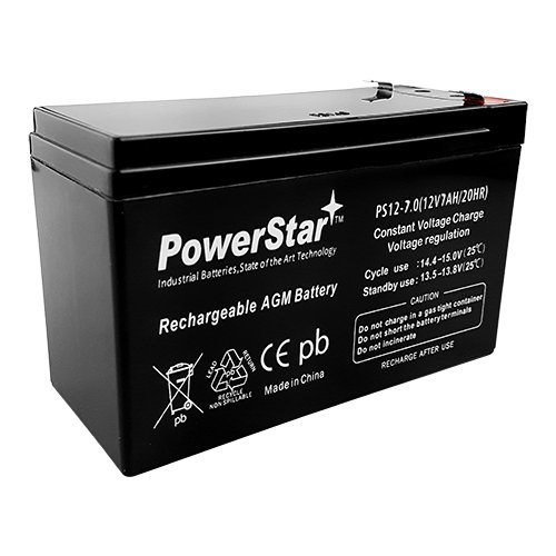 PowerStar 12V 7Ah Battery Replacement for APC Back-UPS ES 650 UPS
