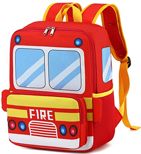 Kids Backpack for Boys Girls Preschool Bookbags 3D Cartoon Daycare Toddler Bags 13 inch 3-6 Years