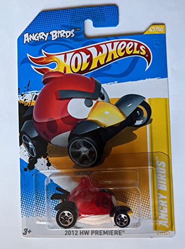 Angry Birds Red Bird Hot Wheels (Born in El Segundo Ca.usa) Red Bird 1:64 Scale Collectible Die Cast Car