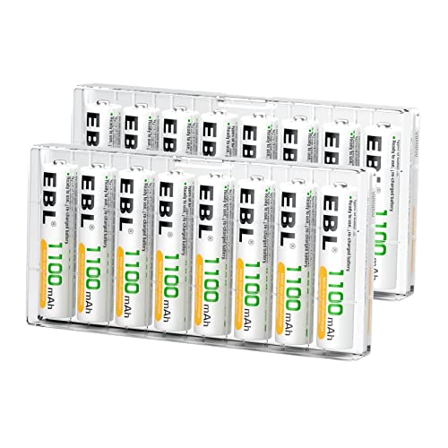 EBL Rechargeable AAA Batteries (16-Counts) Ready2Charge 1100mAh Ni-MH Battery