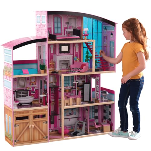 KidKraft Wooden Dollhouse Shimmer Mansion for 12' Dolls