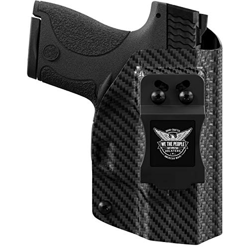 We The People Holsters - Carbon Fiber - Right Hand - IWB Holster Compatible with Glock 43/43X