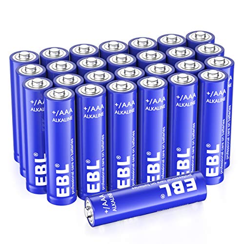 EBL AAA Batteries 28 Pack, 1.5V Triple A Batteries with Long-Lasting Power, High Capacity AAA Alkaline Batteries Leakproof Design for Household and Office Devices