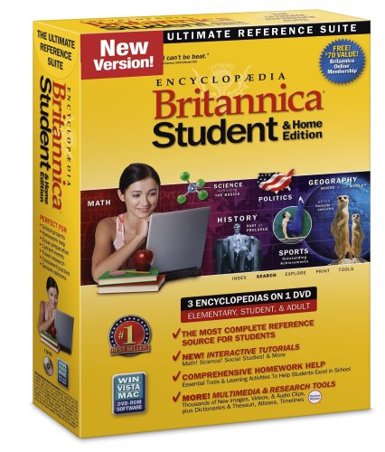 Encyclopedia Britannica 2009 Student & Home Edition [Old Version]