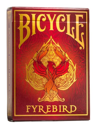 Bicycle Fyrebird Playing Cards Red