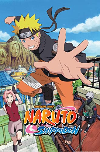 Trends International Naruto Shippuden - Jump Wall Poster, 22.375' x 34', Unframed Version