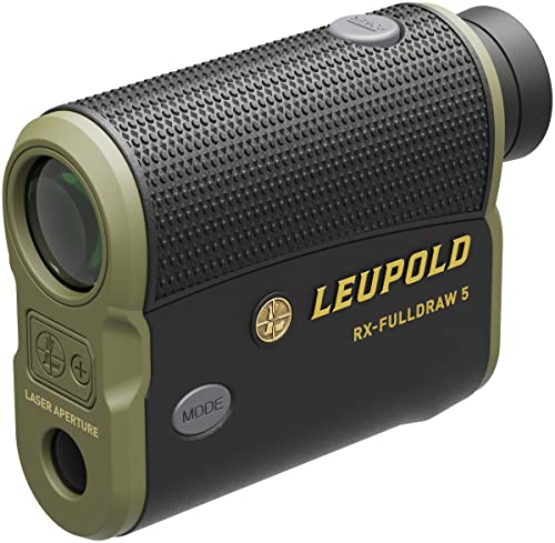 Leupold RX-FullDraw 5 Rangefinder with DNA with Black/Green OLED