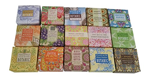 Greenwich Bay Trading Company Soap Sampler 15 pack of 1.9oz bars - Bundle 15 items