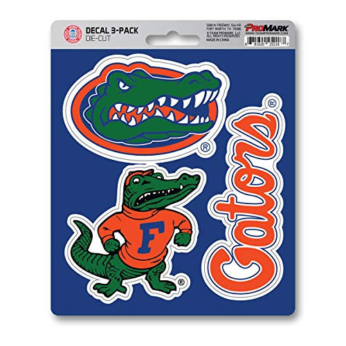 FANMATS NCAA University of Florida 3 Piece Decal Set,Orange