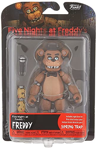 Funko 5' Articulated Action Figure: Five Nights at Freddy's (FNAF) - Freddy Fazbear - Collectible - Gift Idea - Official Merchandise - for Boys, Girls, Kids & Adults - Video Games Fans